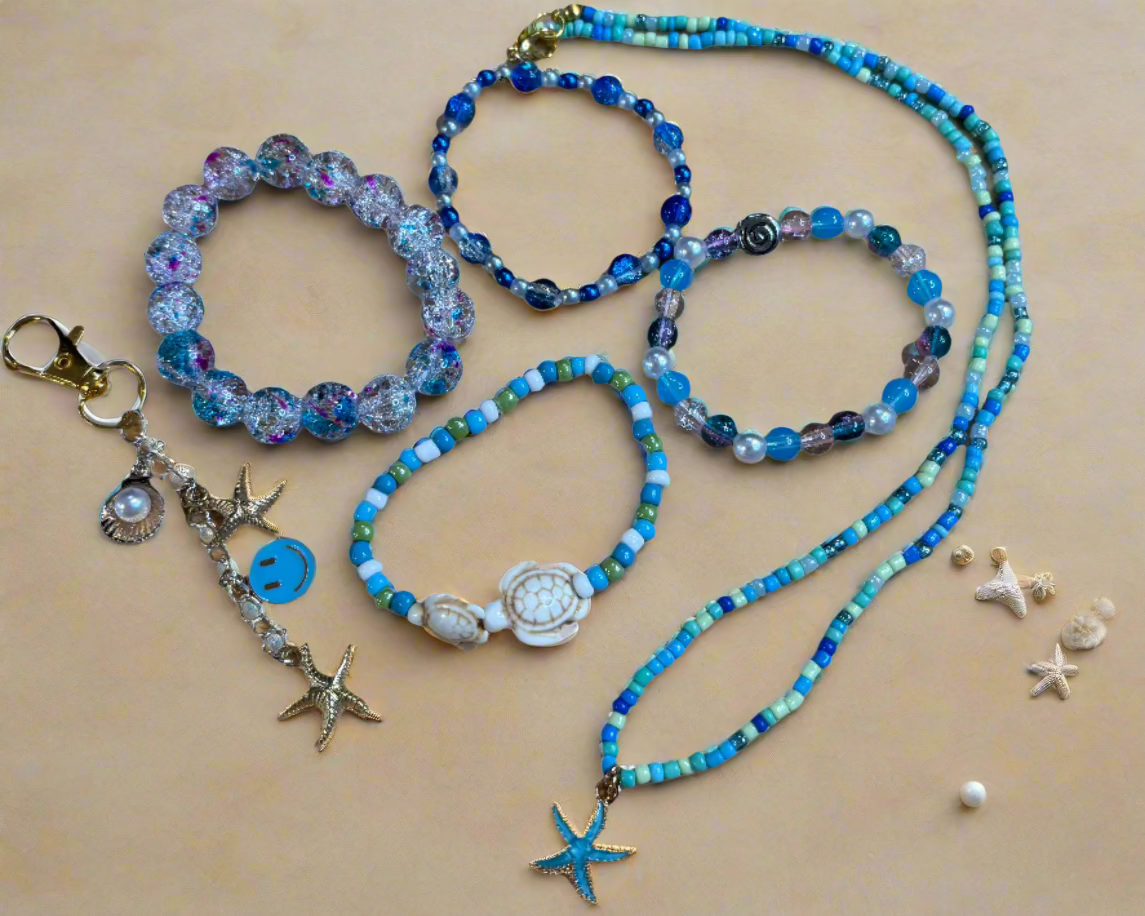 Girls under the sea themed jewellery set