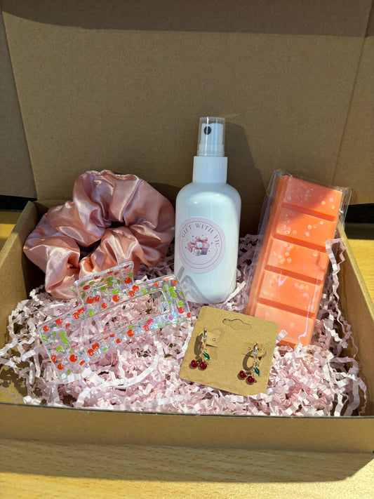 Cherry themed gift box