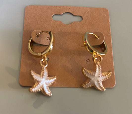 Starfish earrings